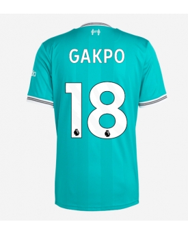 Billige Fotballdrakt Liverpool Cody Gakpo #18 Replika Tredjedrakt 2025-26 Kortermet Billige Fotballdrakt Liverpool Cody Gakpo #18 Replika Tredjedrakt 2025-26 Kortermet